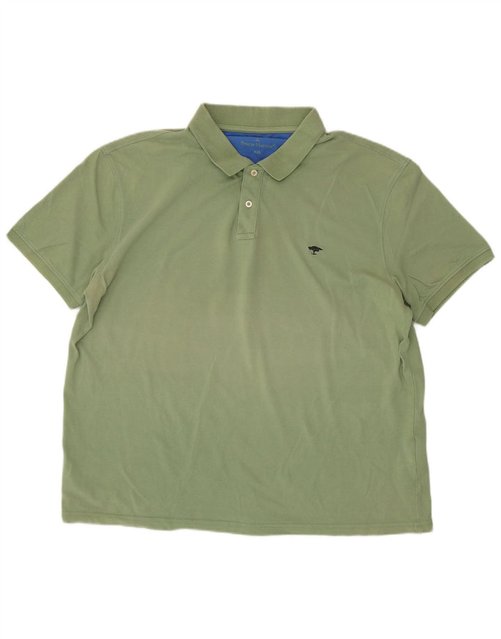 Tricou polo pentru bărbați Fynch Hatton, bumbac verde 2XL