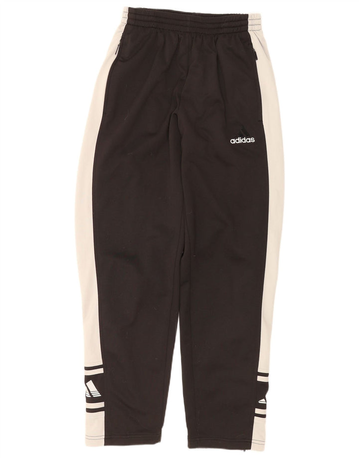 Pantaloni de trening grafic ADIDAS pentru bărbați Marea Britanie 34/36 Mici, negru, color block