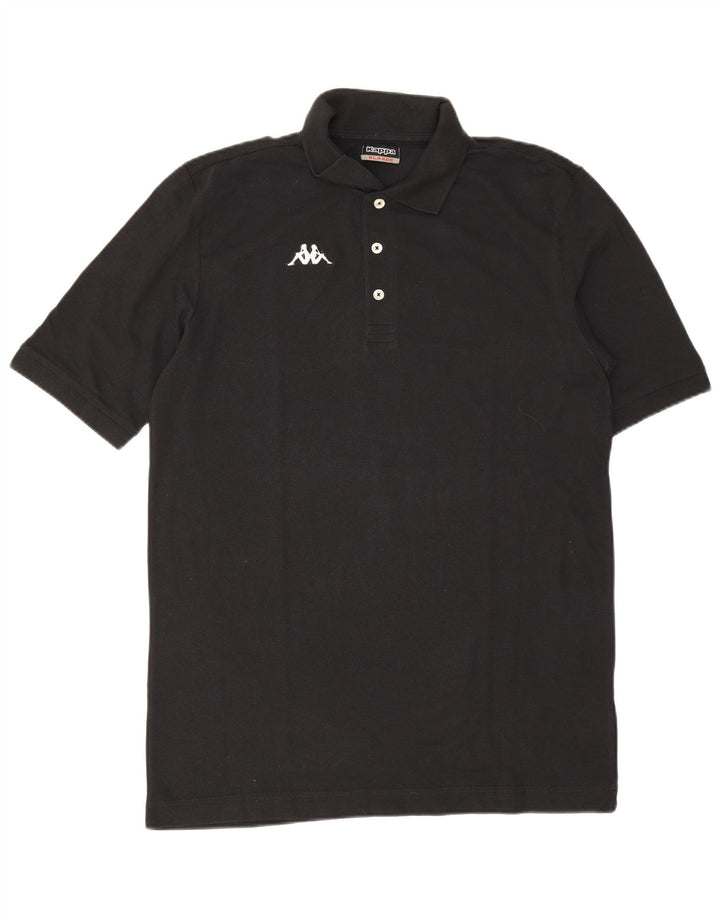 Cămașă polo pentru bărbați Kappa XL bumbac negru