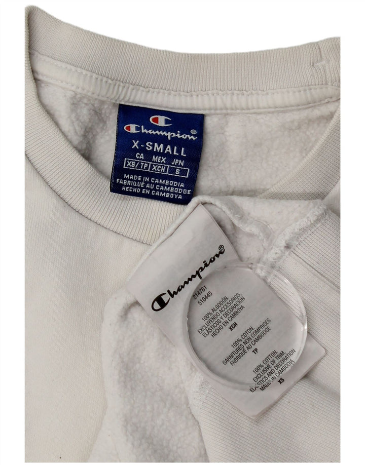Pulover supradimensionat pentru femei Champion UK 6 XS Bumbac alb