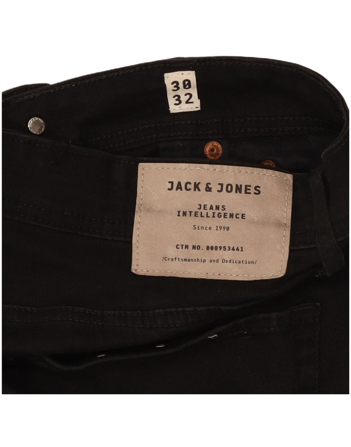 Jack & Jones Tim W30 L32 bumbac negru pentru bărbați