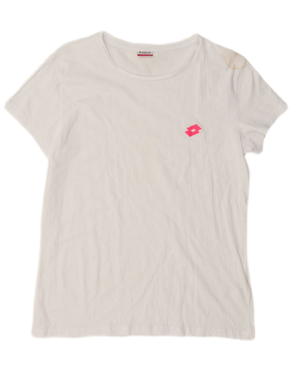 Tricou pentru femei Lotto UK 18 XL Bumbac alb