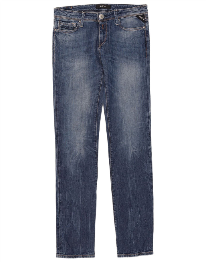 Replay blugi skinny pentru femei W29 L31 albastru