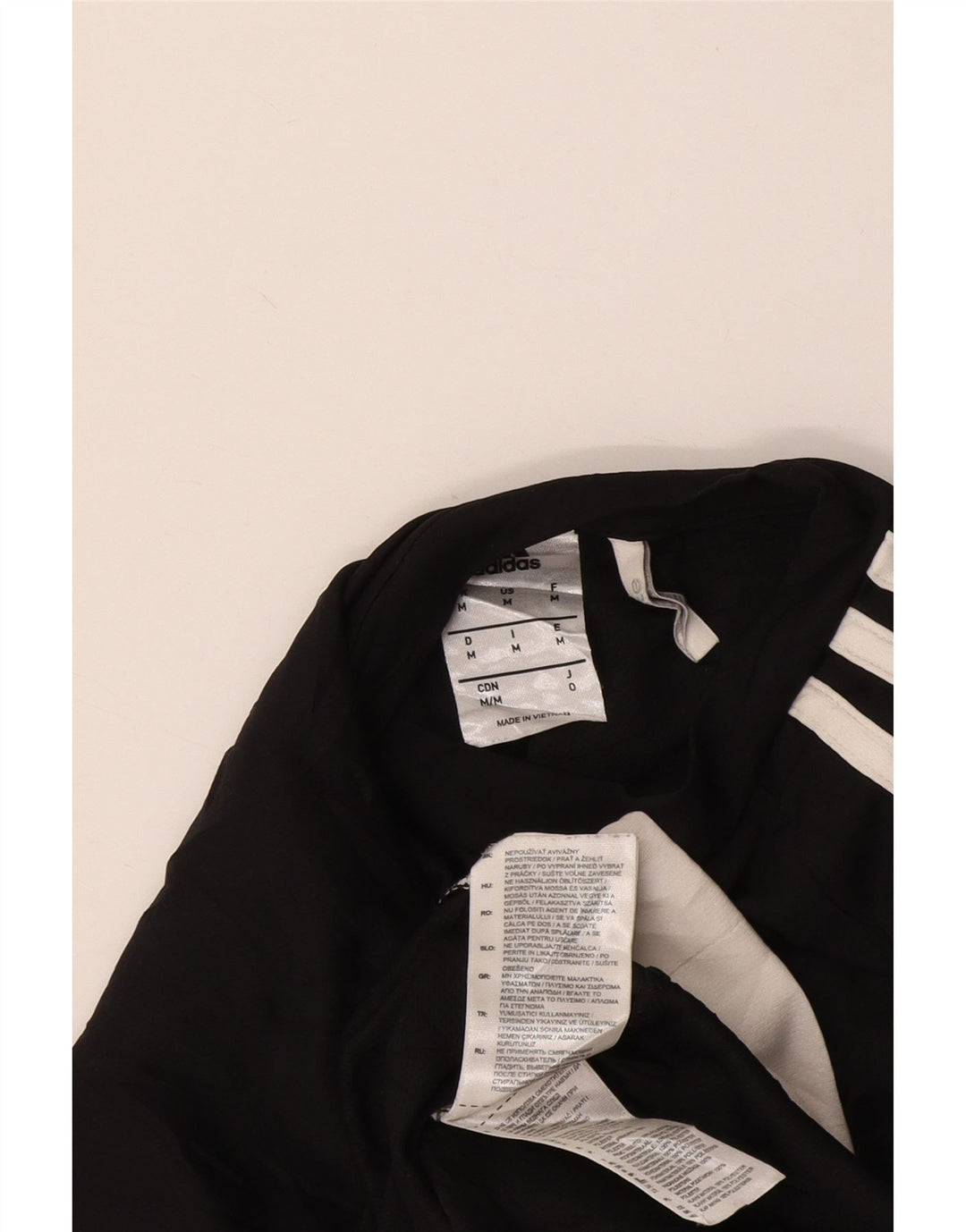 Tricou Adidas Climalite pentru bărbați Top Mediu Negru Poliester Colorblock