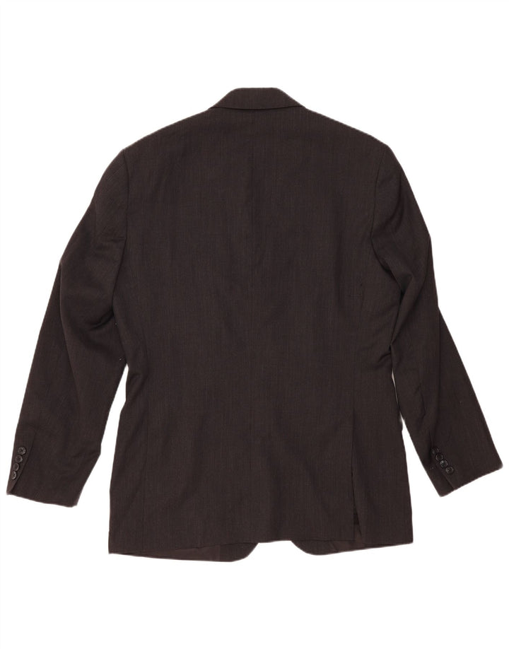 Sacou blazer pentru bărbați Tommy Hilfiger, cu 2 nasturi, UK 40 mare, gri, lână, clasică