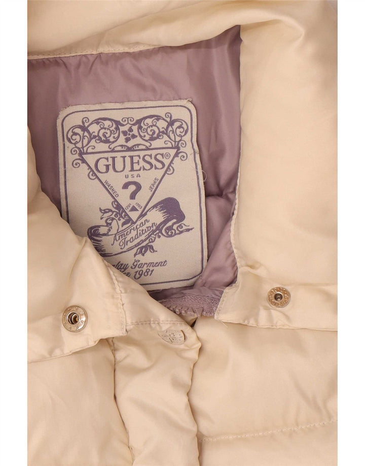 Jachetă căptușită pentru femei Guess UK 16 Large Beige