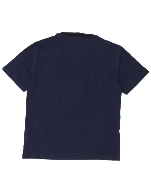 Tricou cu grafic pentru femei Emporio Armani Top UK 16 Mare Bumbac bleumarin