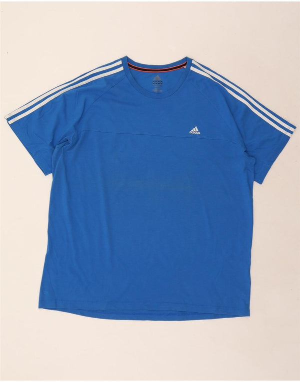 Tricou pentru bărbați Adidas Top 2XL Bumbac Albastru