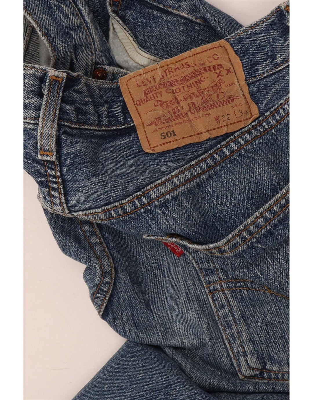 Blugi drepti pentru bărbați Levi's 501 W32 L34 Albastru