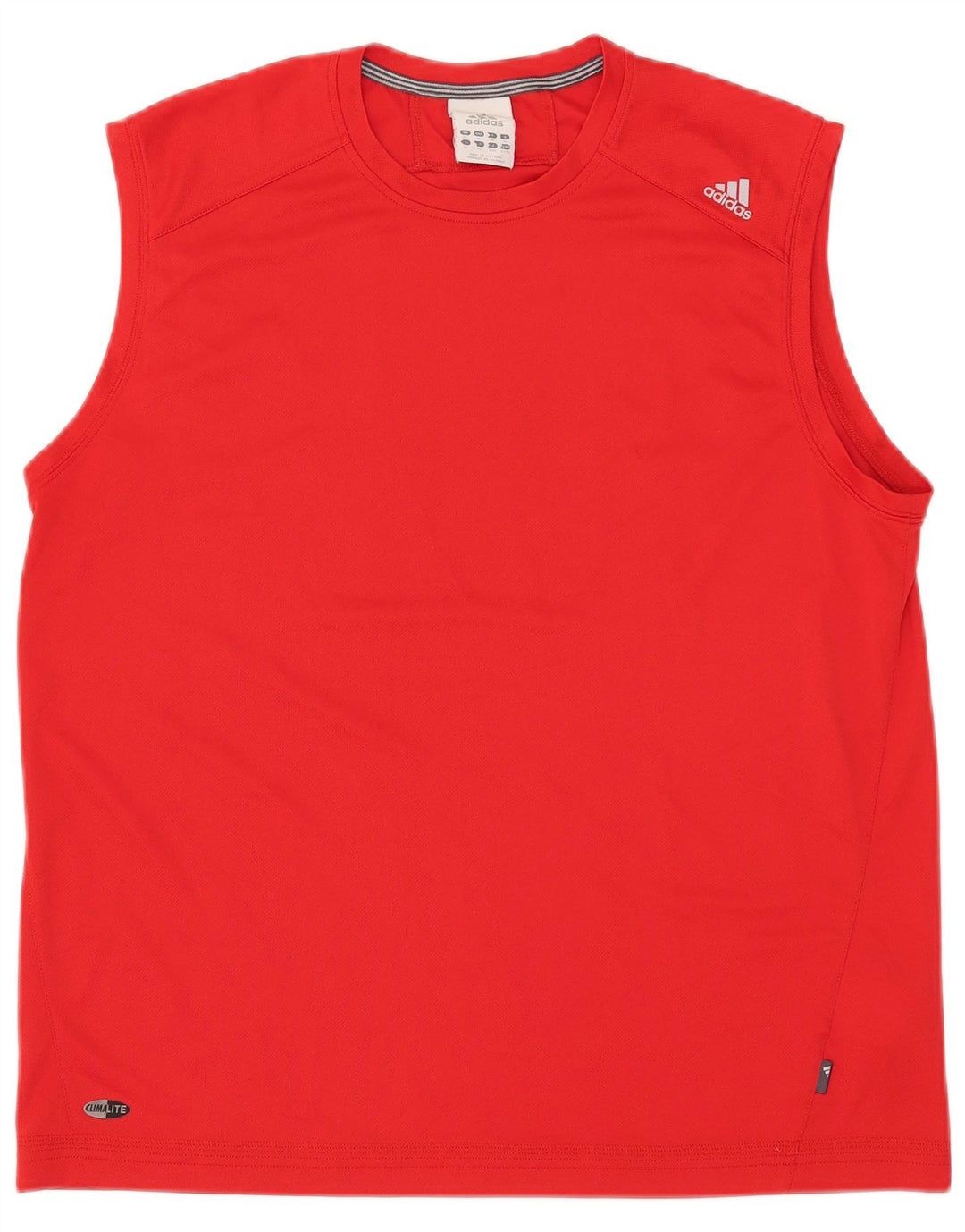 Adidas Climalite Vest Top pentru femei UK 18 XL Poliester roșu