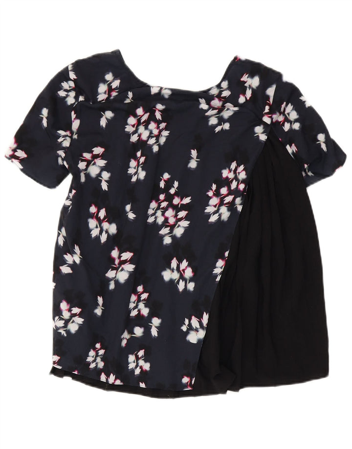 Bluză pentru femei French Connection Top UK 10 Poliester floral negru mic