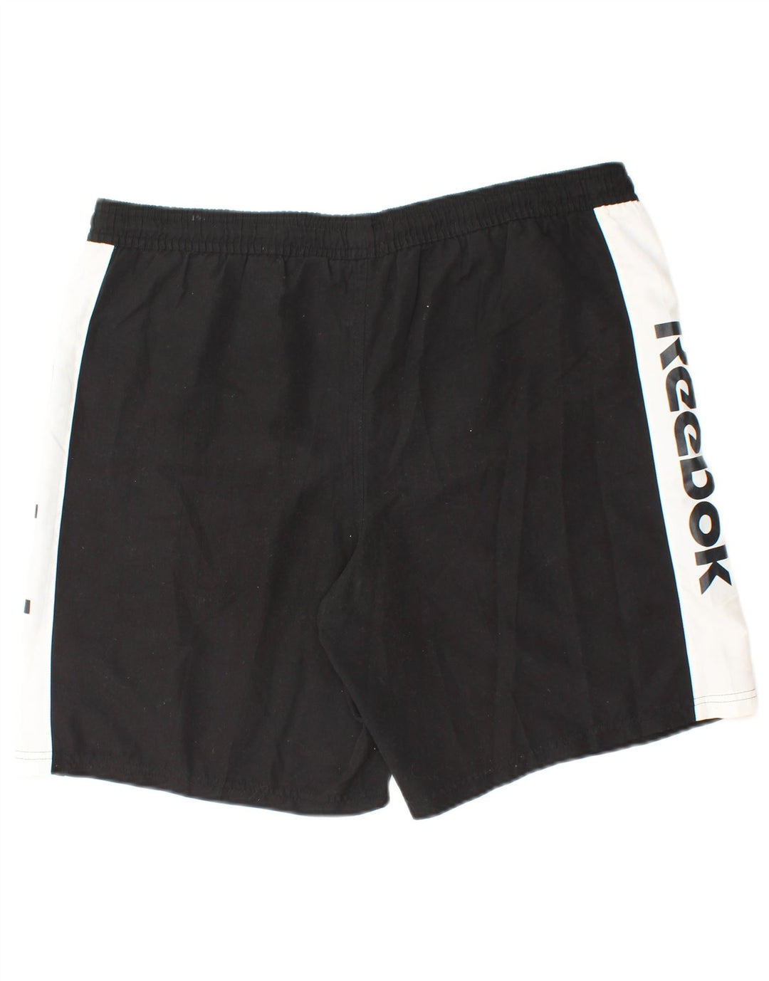 Pantaloni scurți sport grafic pentru bărbați REEBOK XL, negru, poliester color bloc