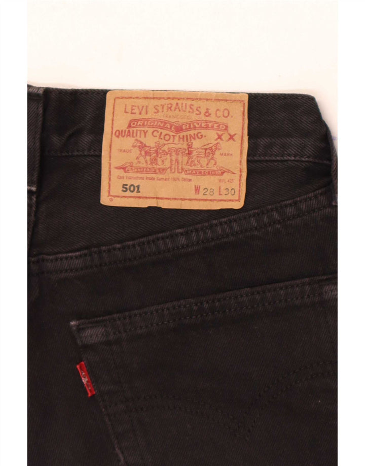 Pantaloni scurți Levi's 501 Denim W28 Medium Black