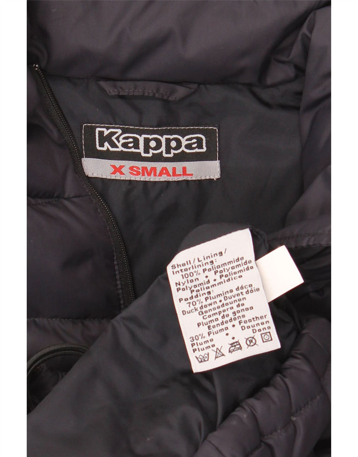 Gilet capitonat supradimensionat pentru femei KAPPA UK 6 XS Poliamidă bleumarin