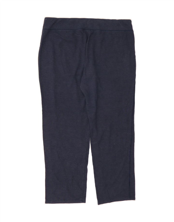 EDDIE BAUER Mens Tracksuit Trousers 2XL Navy Blue Cotton Vintage Eddie Bauer and Second-Hand Eddie Bauer from Messina Hembry 