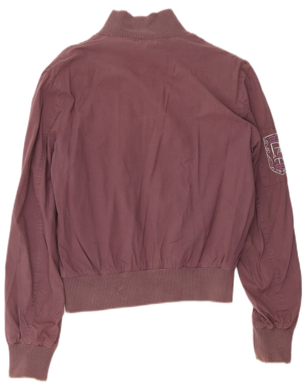 Jachetă Utilitară Papeete pentru femei UK 12 Medium Burgundy Bumbac