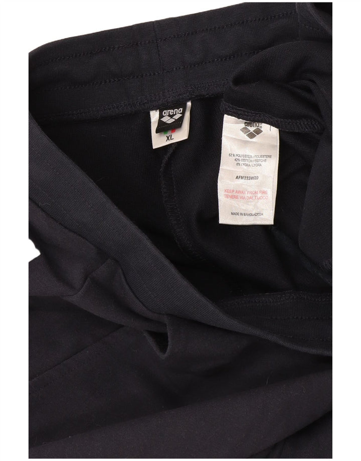 Pantaloni de trening grafic pentru bărbați Arena XL poliester bleumarin