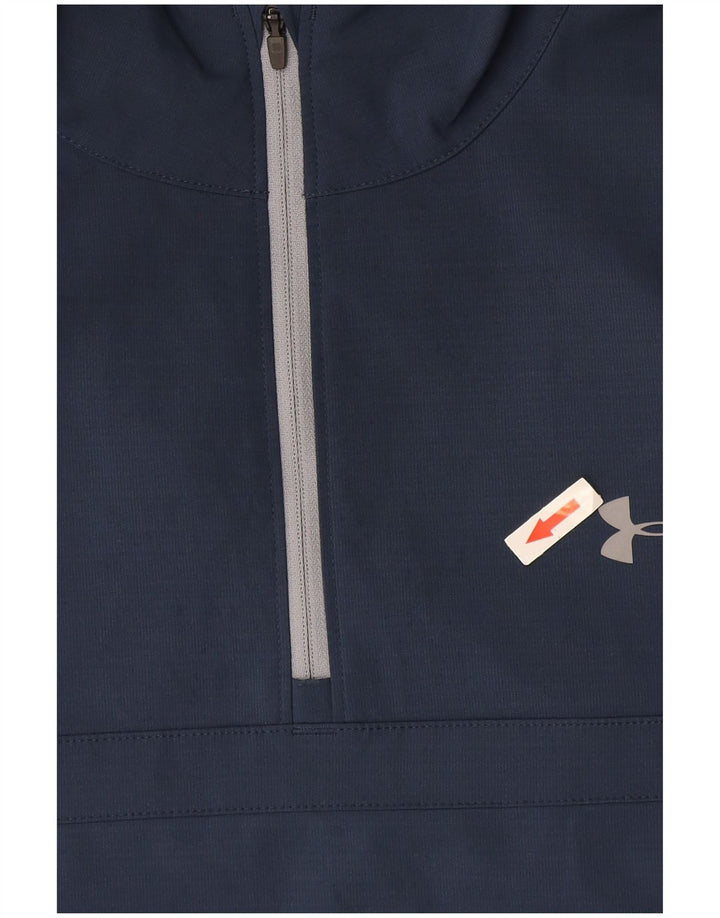 Pulover pentru bărbați Under Armour Trening Top Jachetă mare poliester bleumarin