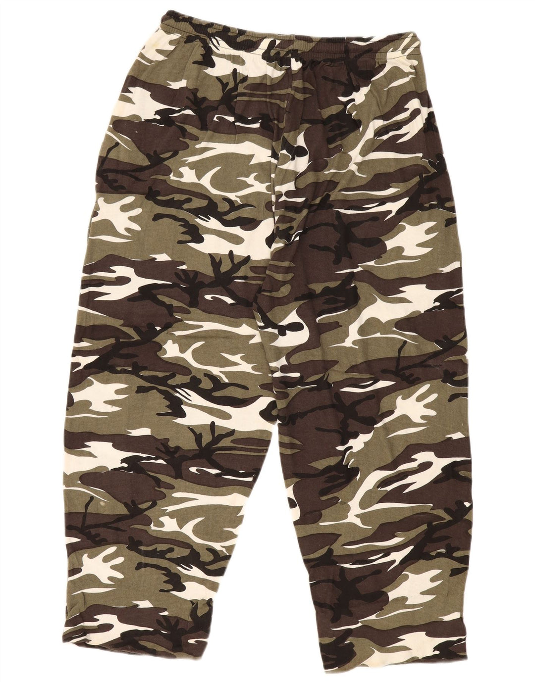 VINTAGE Pantaloni de trening pentru bărbați 2XL Camuflaj verde