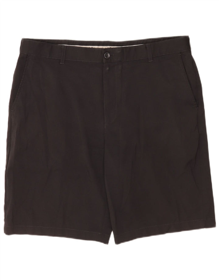 Pantaloni scurți chino pentru bărbați Izod W36 Poliester negru mare