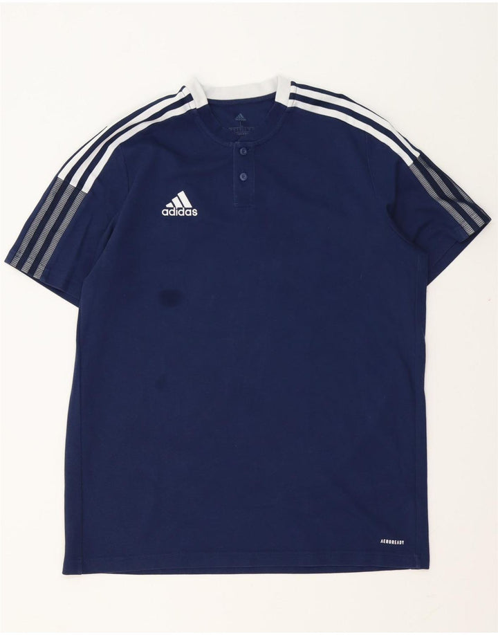 Tricou pentru bărbați ADIDAS Aeroready Top mare bleumarin