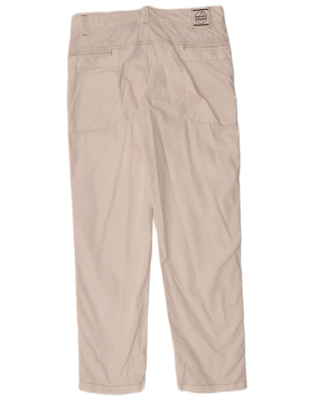 Murphy & Nye Pantaloni chino subțiri pentru bărbați L36 L32 Bumbac alb