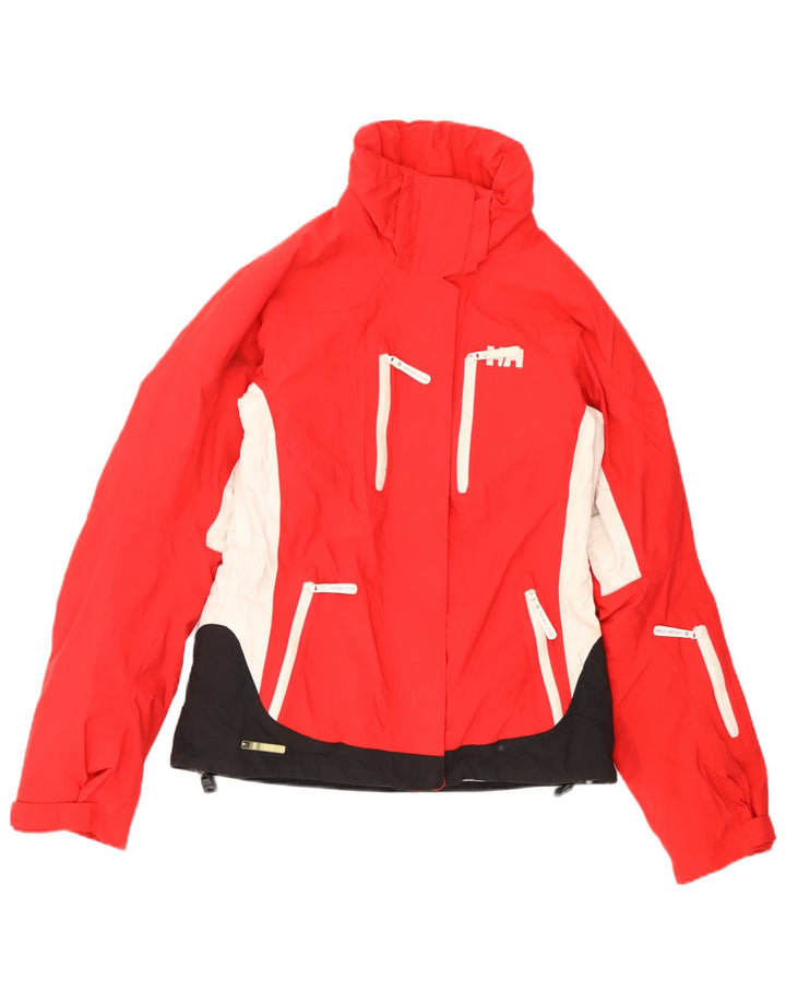 Jachetă de schi Helly Hansen pentru femei UK 6 XS poliester color bloc roșu