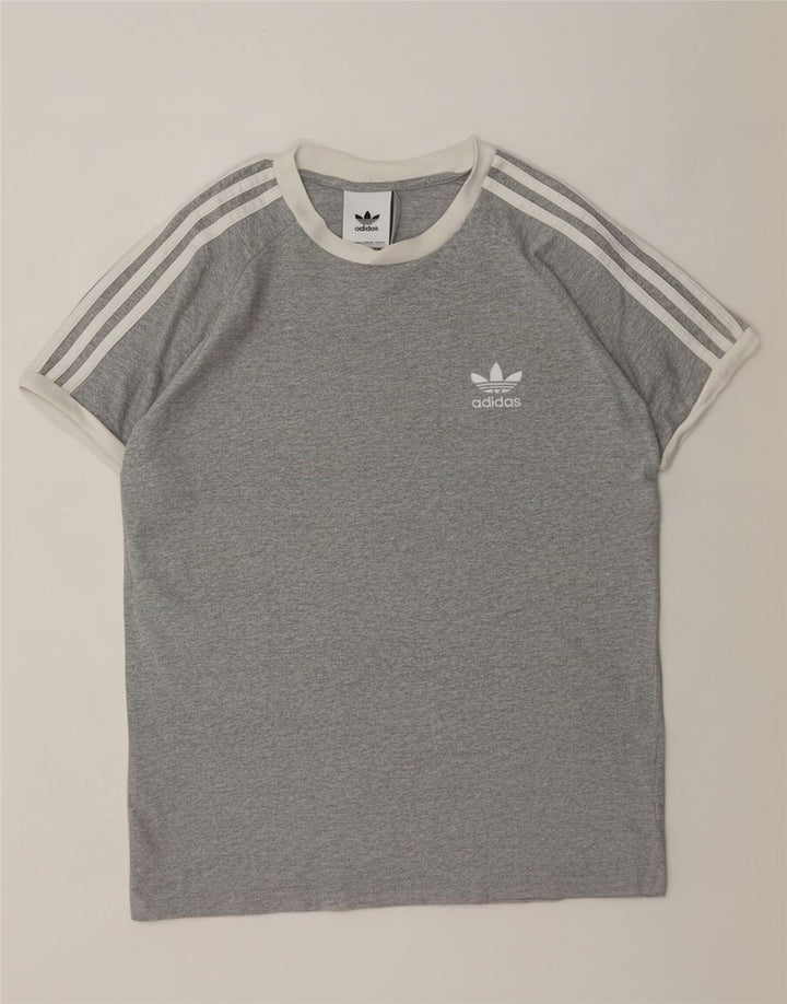 Tricou pentru bărbați Adidas Top Mediu Gri Pete Bumbac