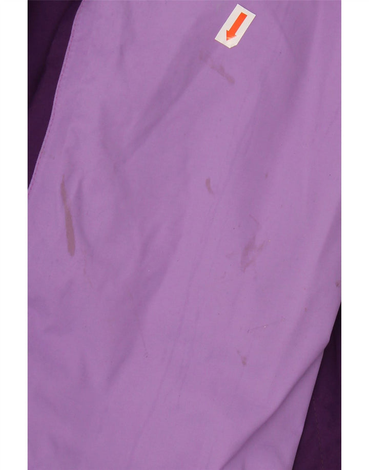 JACK WOLFSKIN Womens Oversized Rain Jacket UK 12/14 Medium Purple