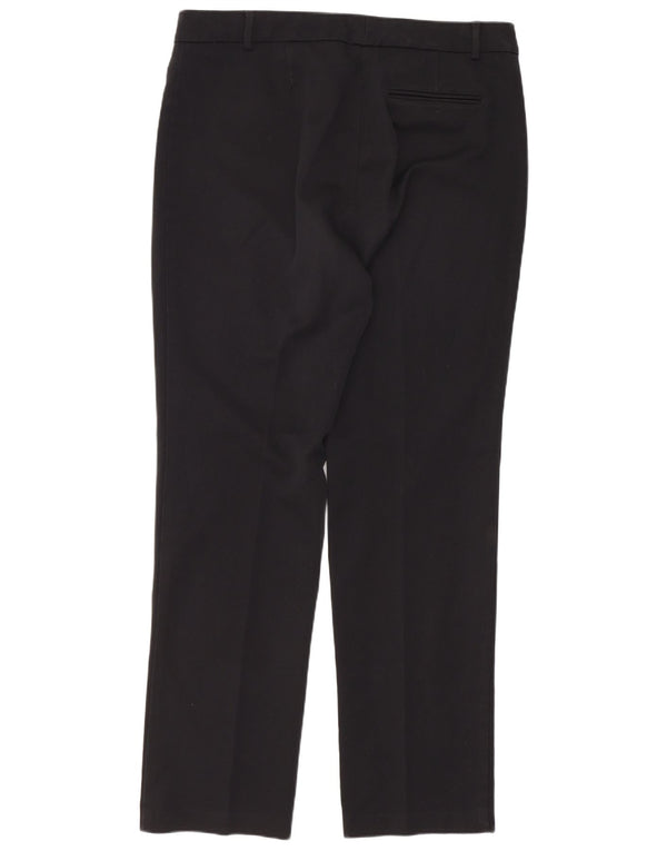 Marks & Spencer Pantaloni casual slim pentru femei UK 14 Large W34 L30 Negru