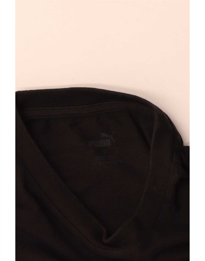 Tricou grafic Puma pentru bărbați Top Large Negru