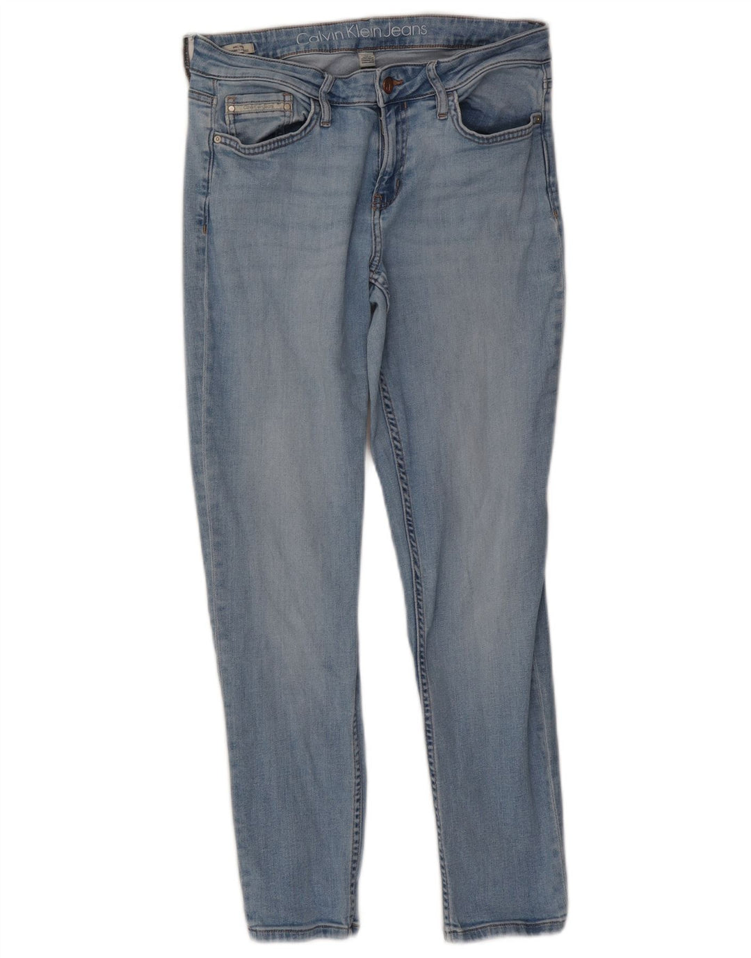 Blugi slim pentru femei Calvin Klein W30 L27 Bumbac albastru