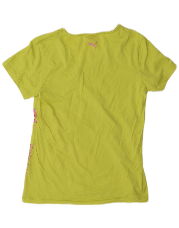 Tricou grafic Puma pentru femei Top UK 16 Large Yellow