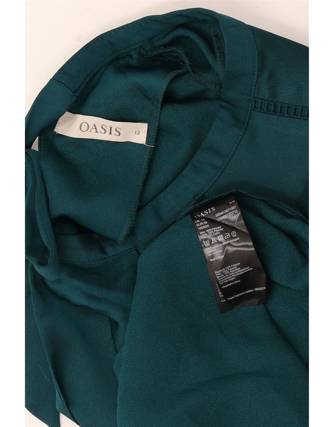 Rochie A-Line Oasis pentru femei UK 12 Poliester verde mediu