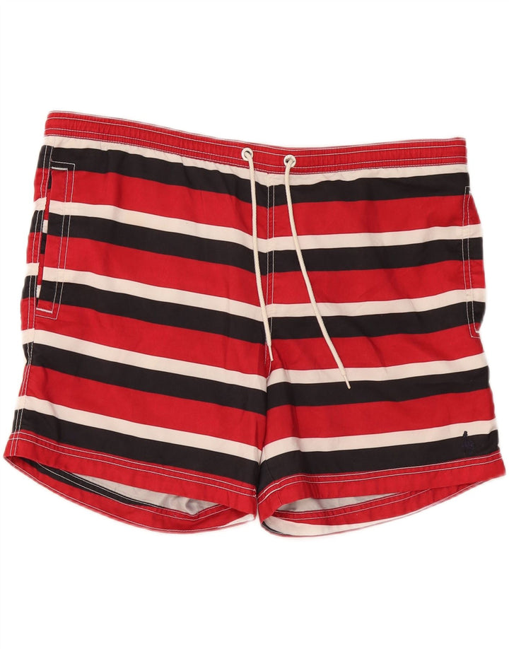 Pantaloni scurți de înot Jack Wills pentru bărbați cu dungi roșii mari