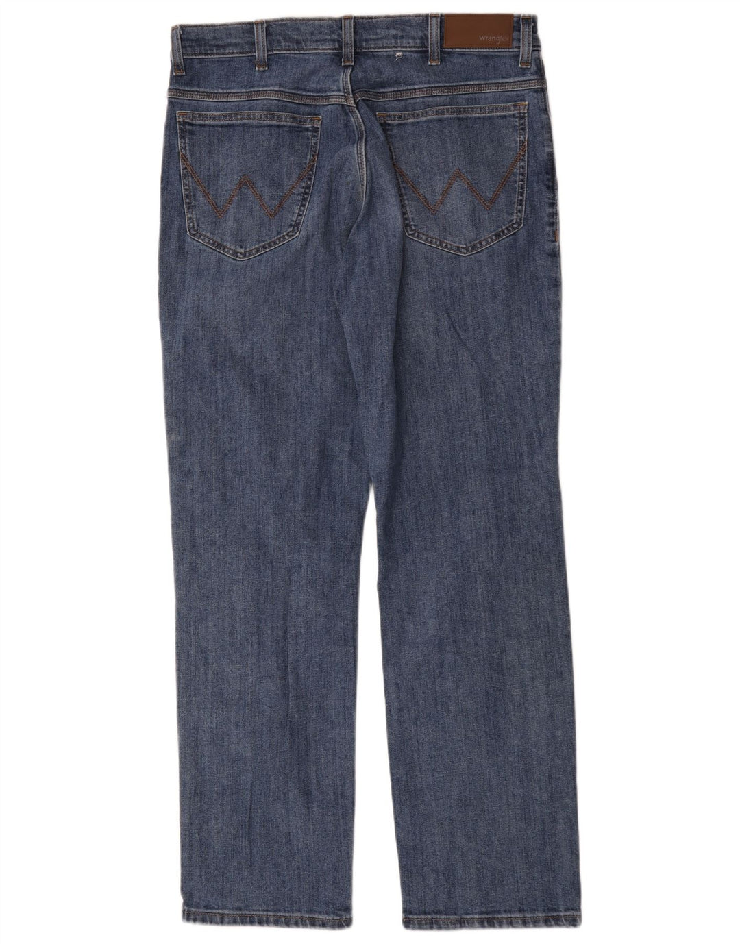 Blugi drepti pentru bărbați Wrangler W35 L32 Bumbac albastru