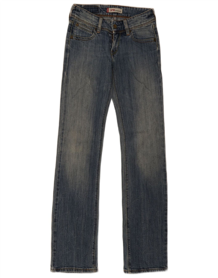 Blugi drepti 570 pentru femei Levi's W26 L33 Bumbac albastru