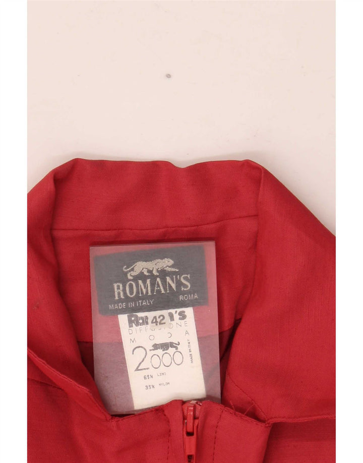 Jachetă pentru femei Roman's cu mânecă scurtă cu fermoar complet IT 42 in roșu mediu