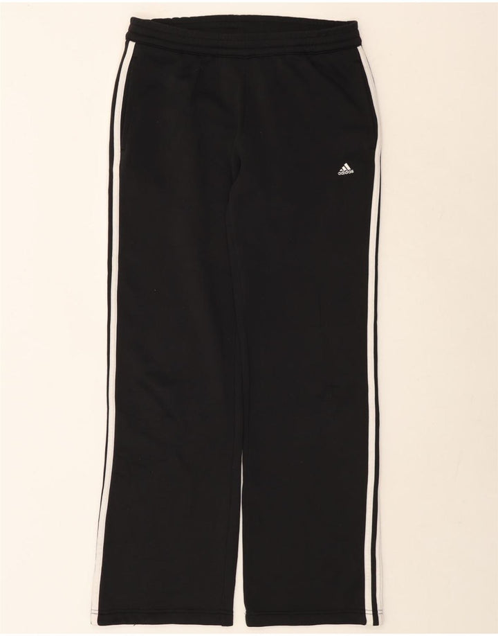 Pantaloni de trening Adidas pentru femei UK 12 Poliester mediu negru