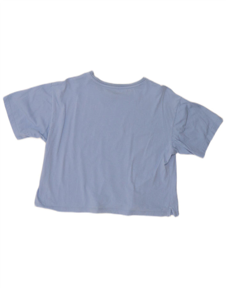 Tricou Puma pentru femei Crop Top UK 16 Large Blue