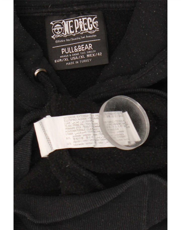 Pull & Bear Pull & Bear Pulover grafic pentru bărbați XL Poliester negru