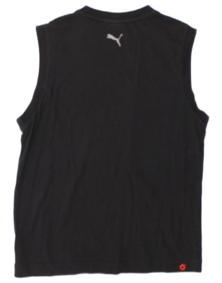 Tricou grafic Puma pentru bărbați Top Mediu Negru