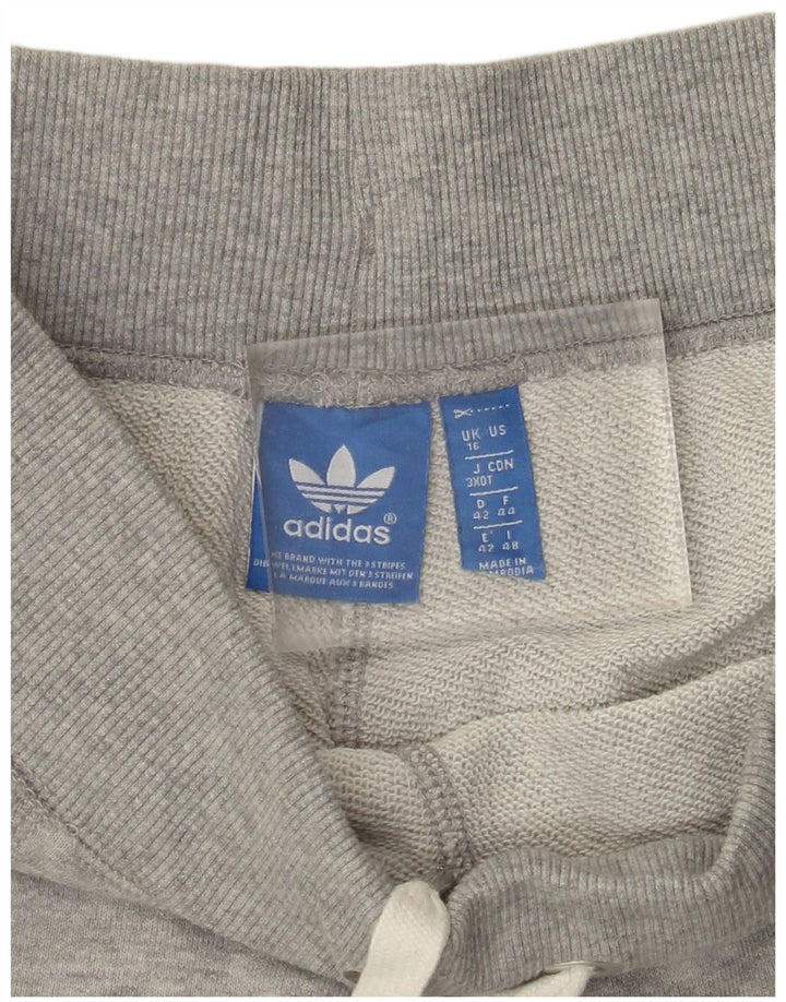 Pantaloni de trening pentru femei ADIDAS Joggeri UK 16 Poliester mare gri