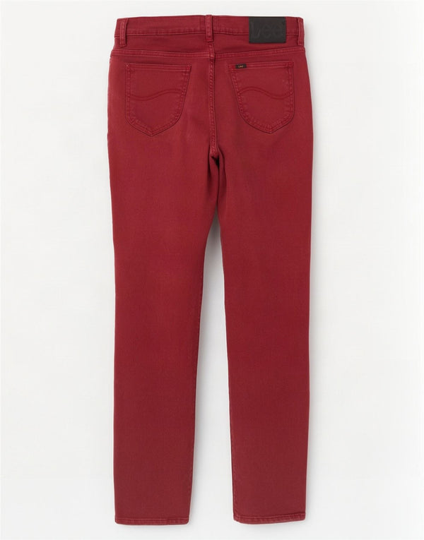 Blugi Lee Rider Straight Slim W31 L32 Bumbac Burgundy