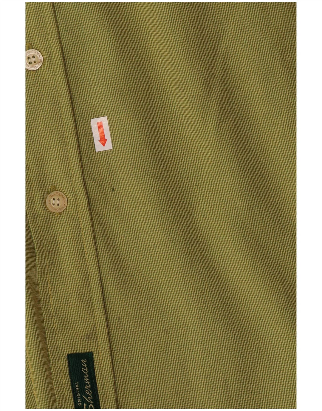 BEN SHERMAN Cămașă pentru bărbați XL verde Houndstooth