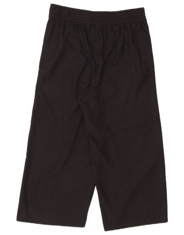 Pantaloni Capri pentru femei cu picioare largi Zara L30 L20 Negru