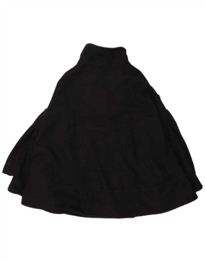 Palton pelerina dublu pentru femei Zara UK 16 mare negru