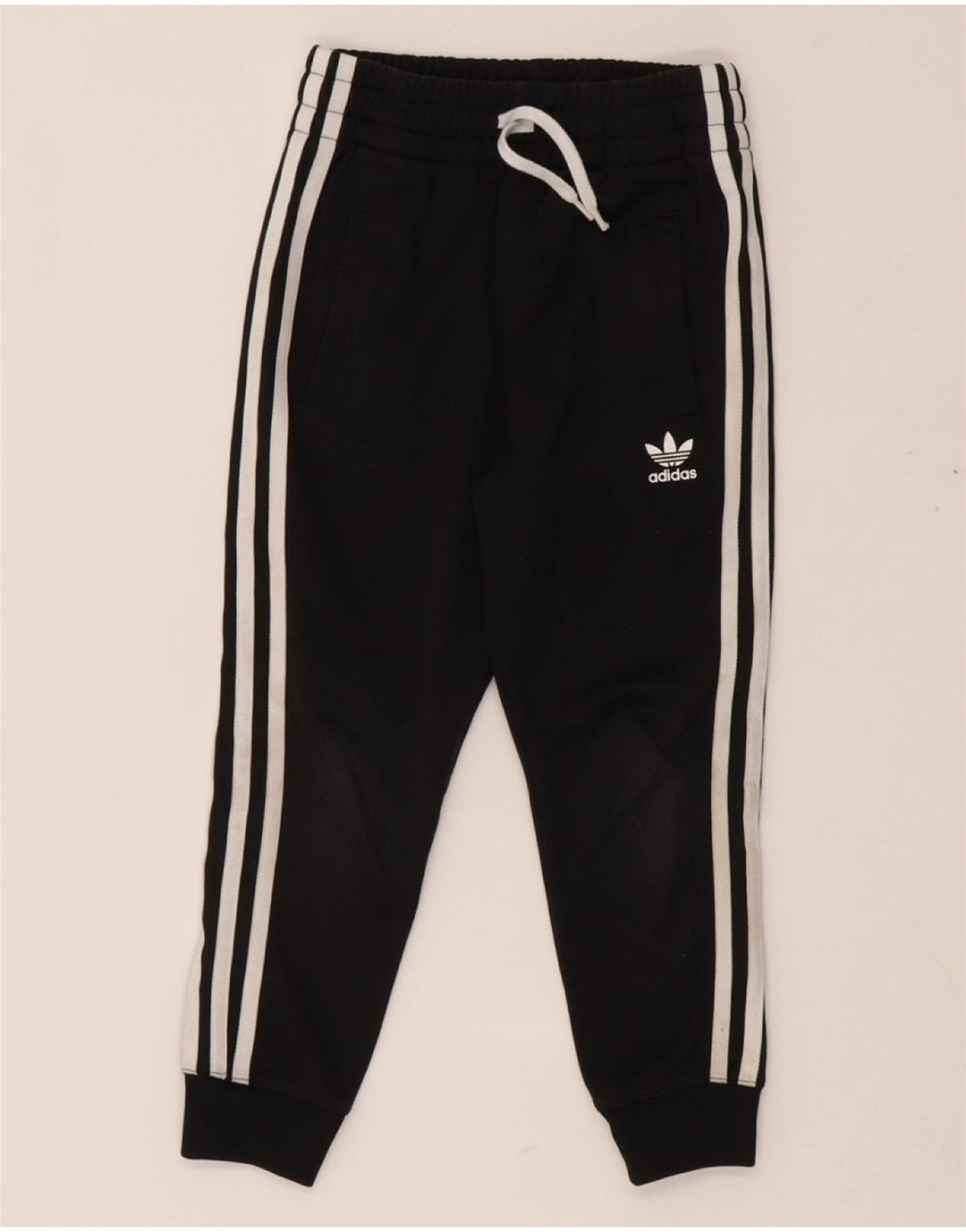 ADIDAS Băieți Pantaloni Trening Pantaloni Joggeri 5-6 Ani Poliester Negru