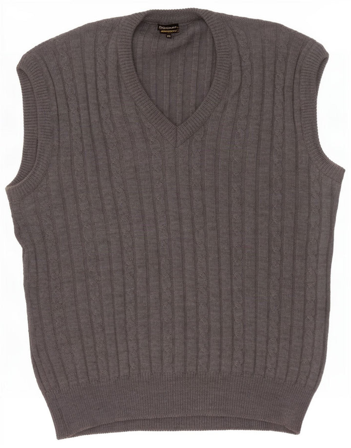 Jockey Mens Vest Tank Top XL Lână gri