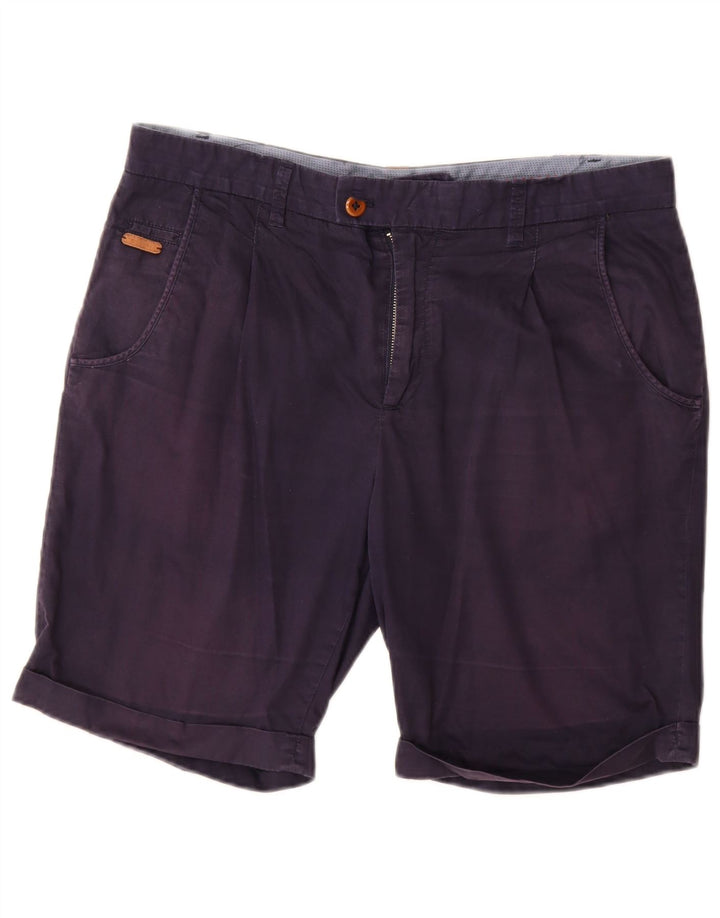 Pantaloni scurți chino pentru bărbați Zara EU 42 Large W32 Bleumarin